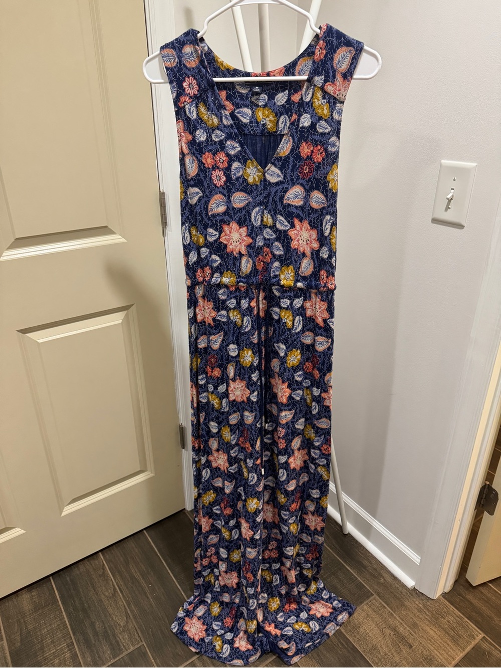 Women’s Lucky Brand Navy Floral Long Dress